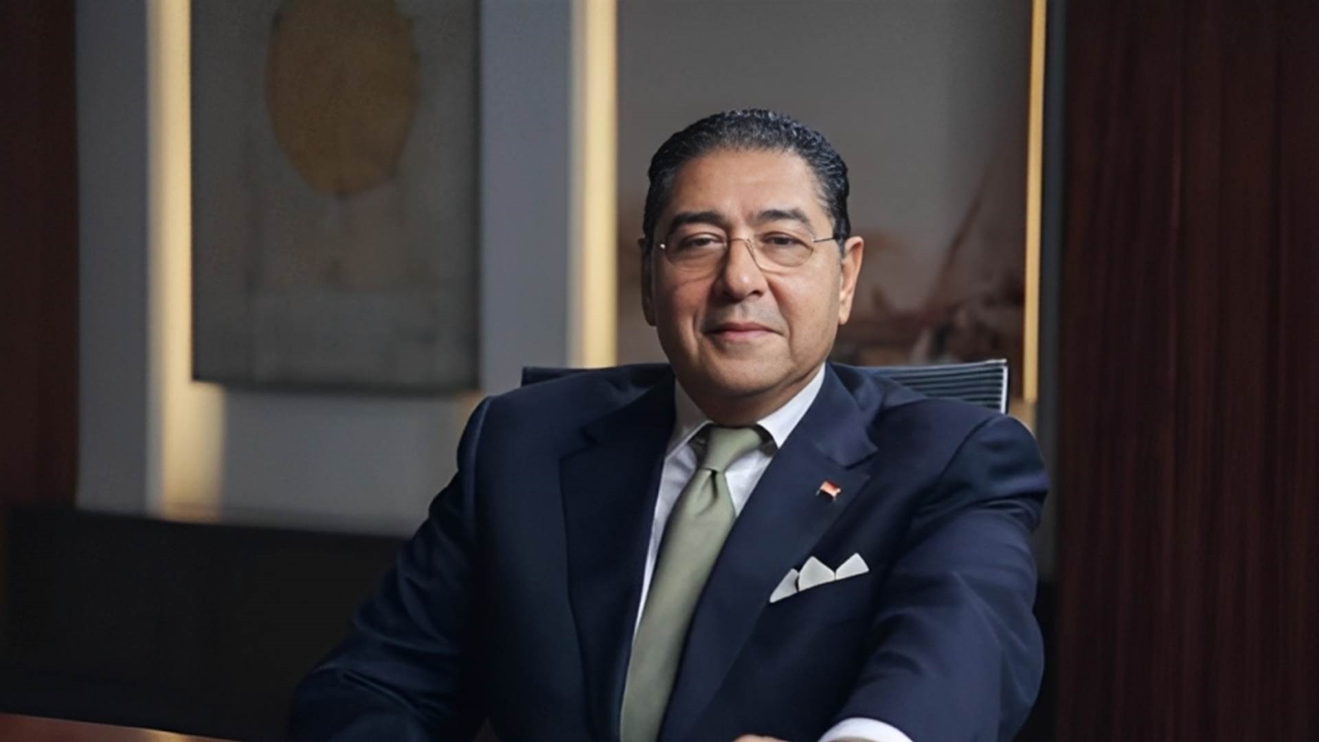 هشام عز العرب الرئيس التنفيذي وعضو بمجلس إدارة البنك التجاري الدولي مصر CIB  FirstBank