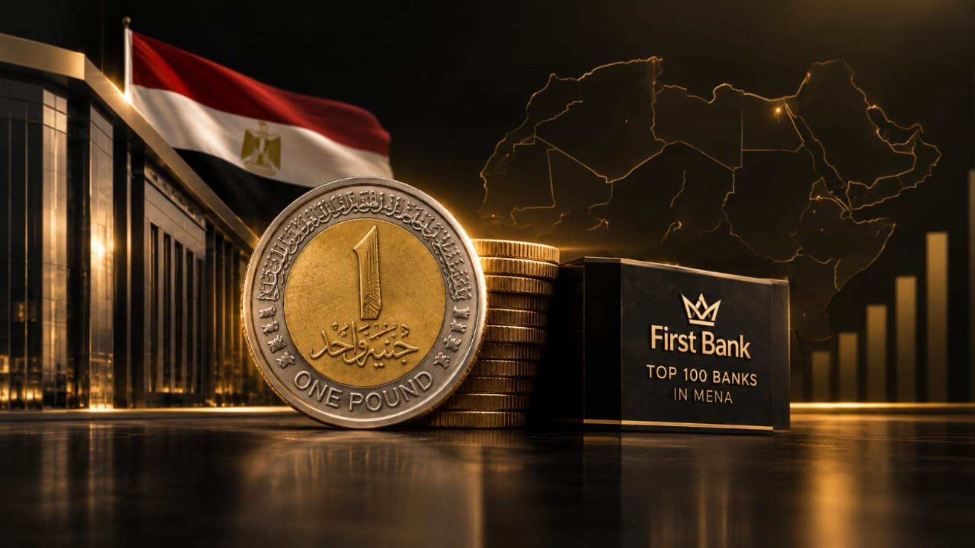 أداء الجنيه يضغط على تصنيف البنوك المصرية على قائمة «First Bank» لأكبر 100 بنك في التمويلات بمنطقة «MENA»