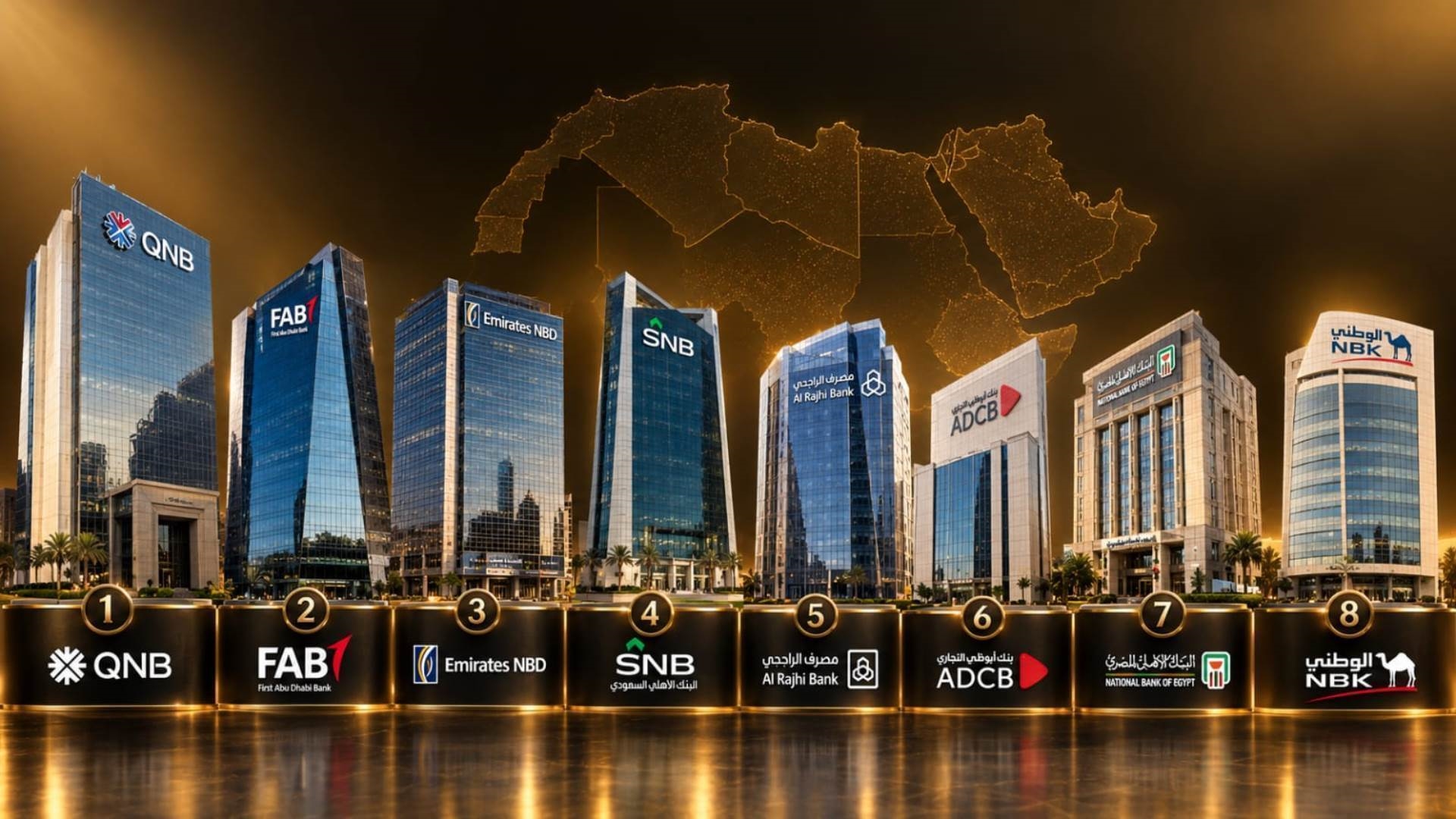 قائمة «First Bank» لأكبر 100 بنك بالوطن العربي بنهاية يونيو 2026