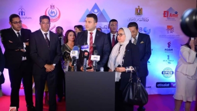 مؤسستا «التجاري الدولي» و«راعي مصر» تحتفلان بتدشين 3 قوافل طبية بحضور وزيرة الهجرة