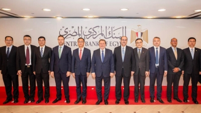 محافظ البنك المركزي المصري يلتقي رئيس البنك الصناعي والتجاري الصيني لبحث التعاون المشترك