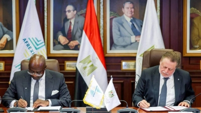 البنك المركزي المصري وبنك التصدير والاستيراد الإفريقي يوقعان مذكرة تفاهم لإنشاء بنك للذهب في مصر