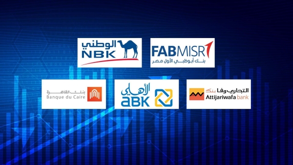 «أبوظبي الأول–مصر» و«الكويت الوطني» و«التجاري وفا» أسرع البنوك نموًا في إجمالي قروض العملاء خلال 2023