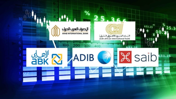 «العربي الإفريقي» و«AIB» و«saib» أسرع البنوك نموًا في حقوق الملكية آخر 3 سنوات